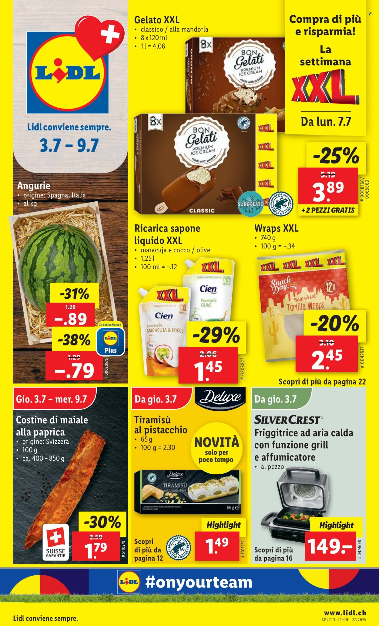 Volantino Lidl - 3.7.2025 - 9.7.2025. Pagina 1. Pagina 1