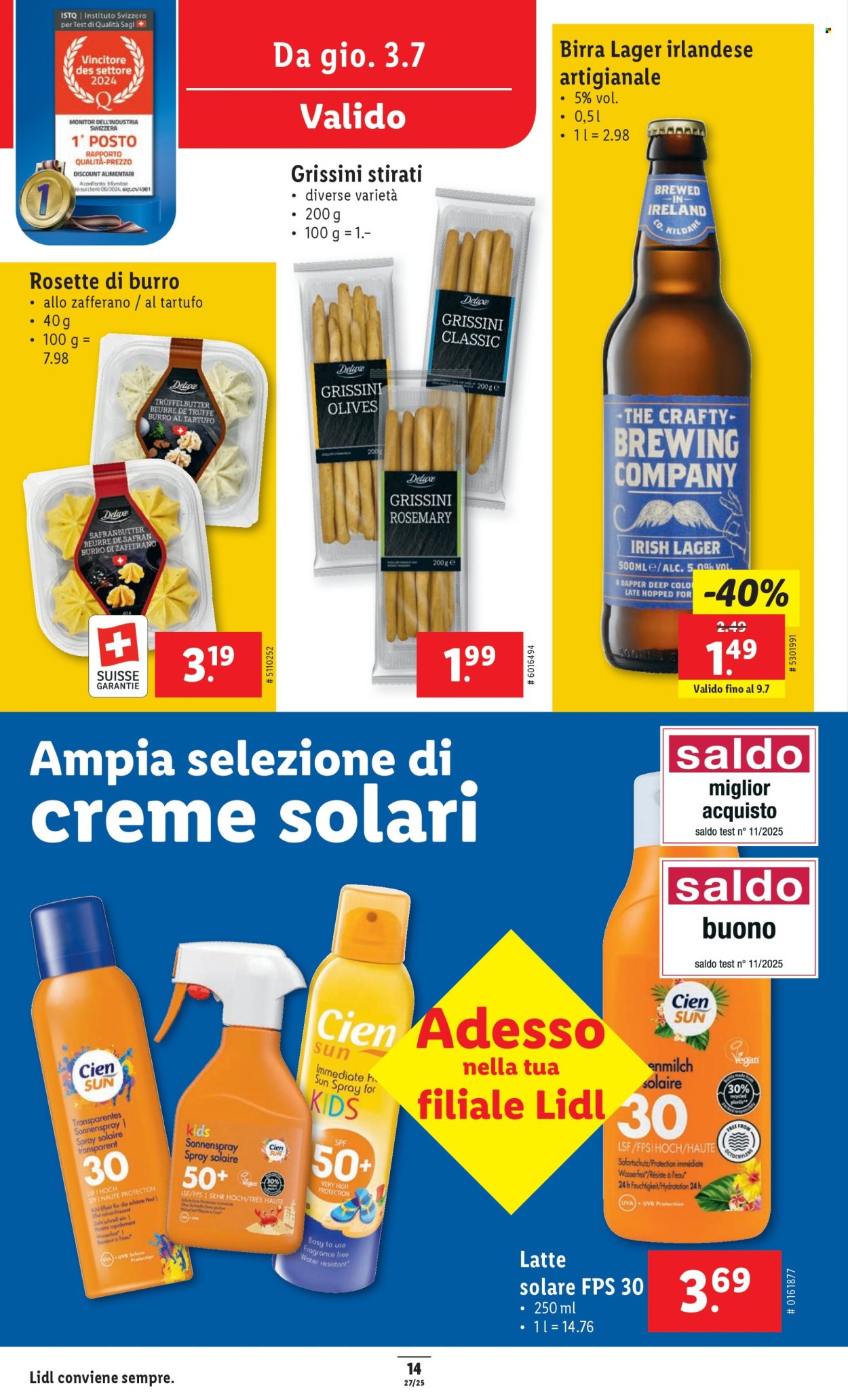 Volantino Lidl - 3.7.2025 - 9.7.2025. Pagina 14. Pagina 14