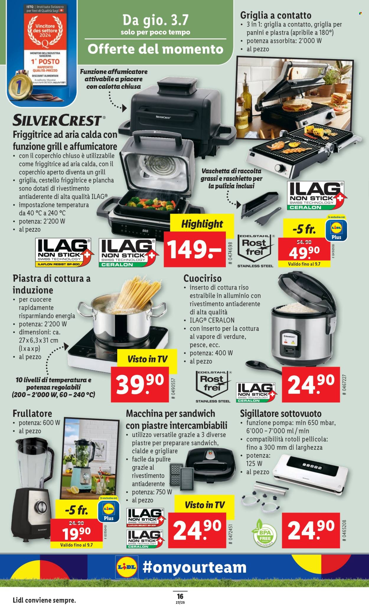 Volantino Lidl - 3.7.2025 - 9.7.2025. Pagina 16. Pagina 16