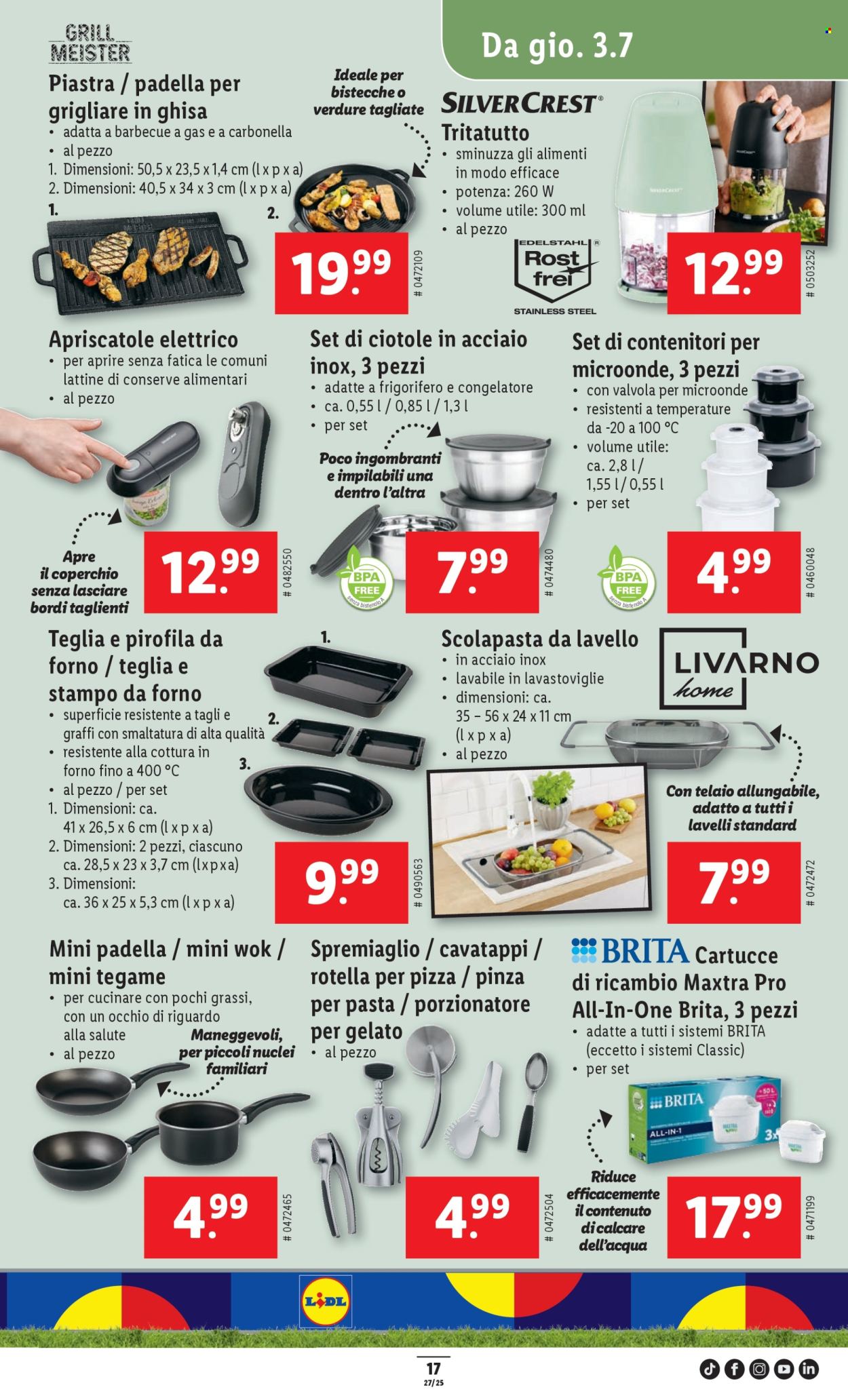 Volantino Lidl - 3.7.2025 - 9.7.2025. Pagina 17. Pagina 17
