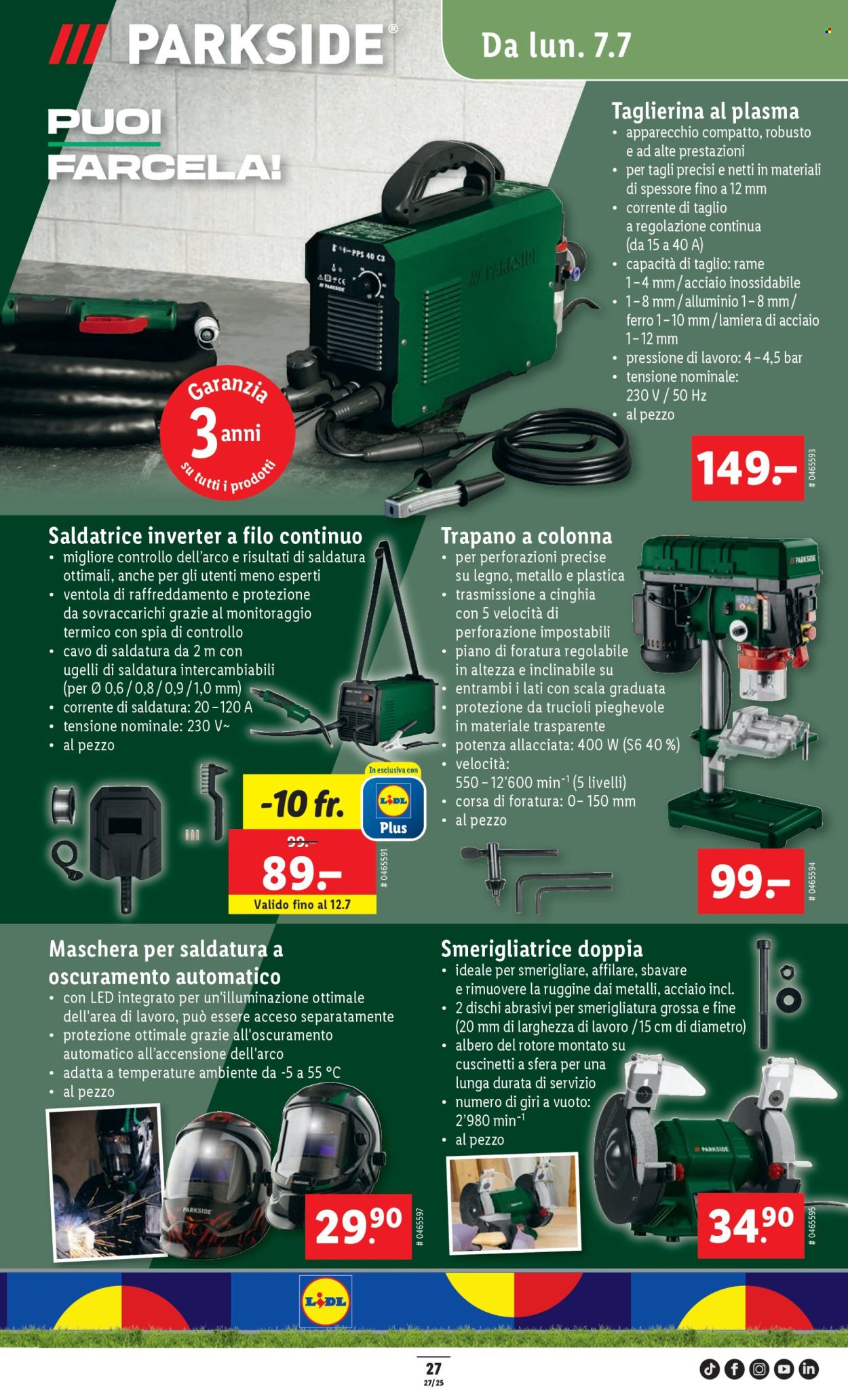 Volantino Lidl - 3.7.2025 - 9.7.2025. Pagina 27. Pagina 27