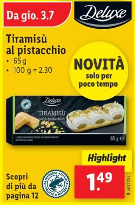 Tiramisù al pistacchio