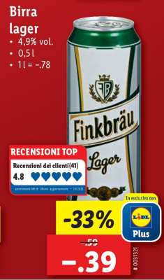Finkbräu Lager