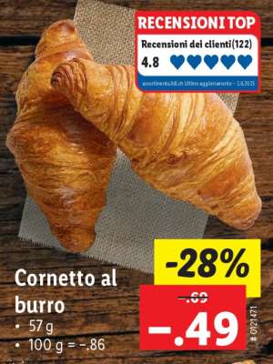 Cornetto al burro