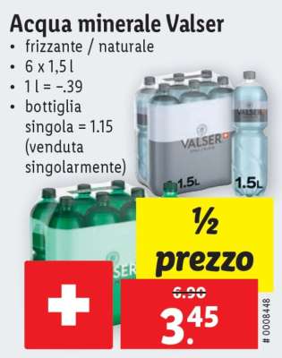 Acqua minerale Valser