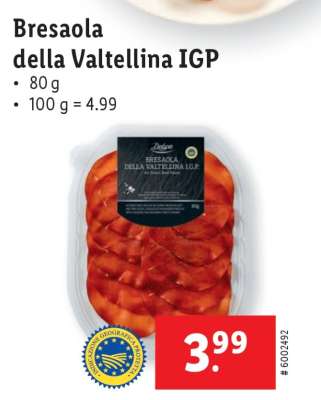 Bresaola della Valtellina IGP
