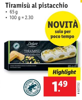 Tiramisù al pistacchio