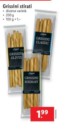 Grissini stirati