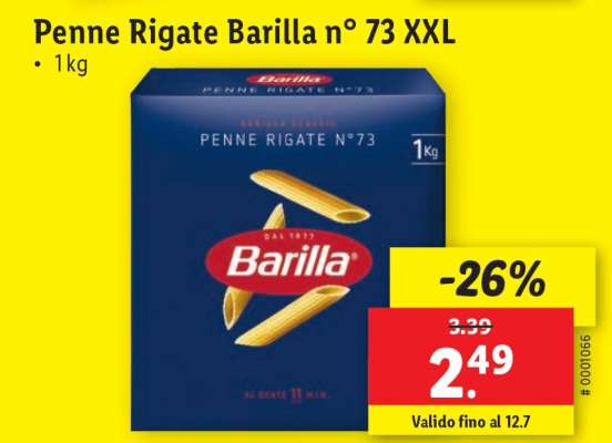 Penne Rigate Barilla n° 73 XXL