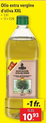 Olio extra vergine d'oliva XXL