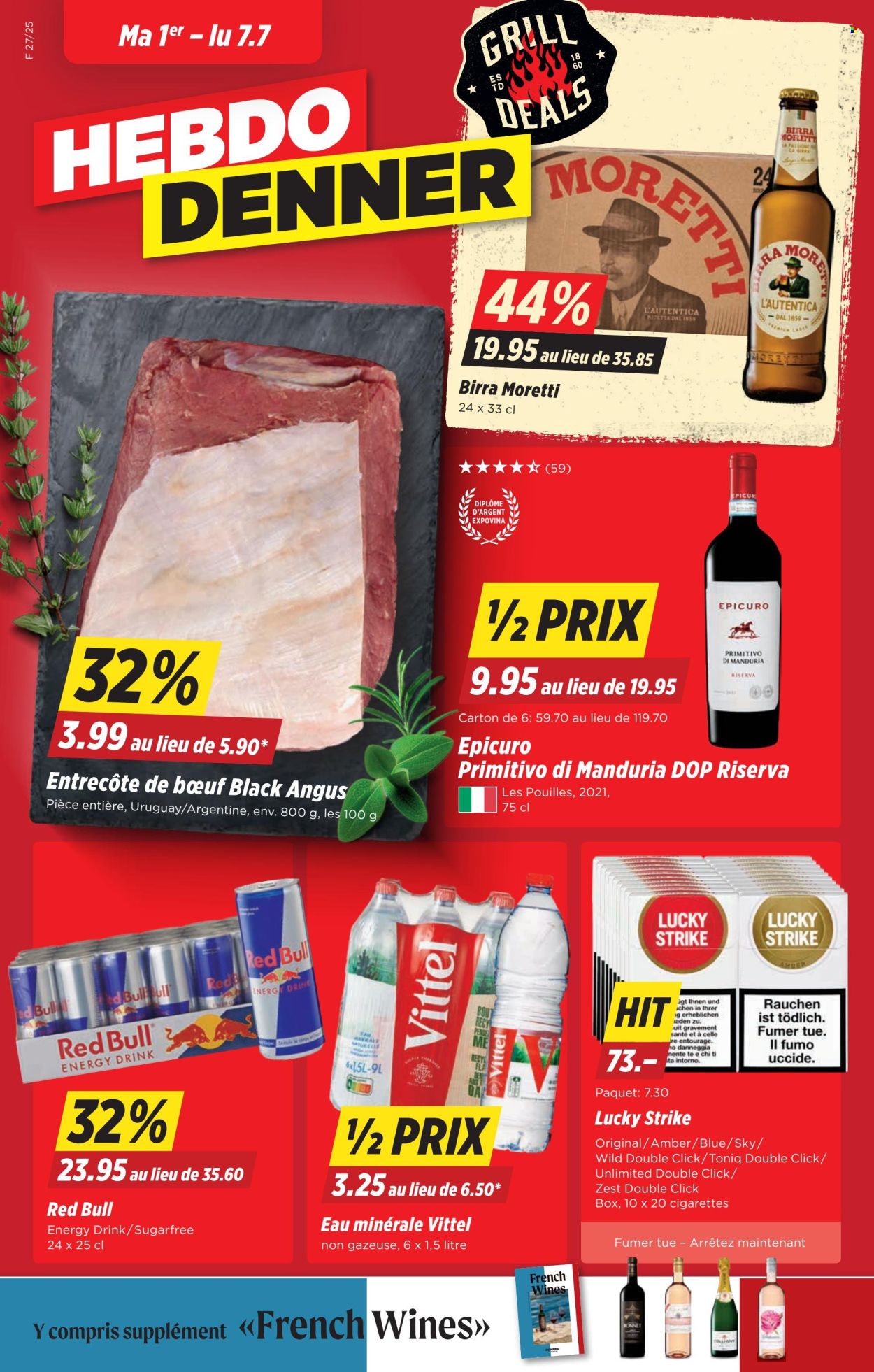 Volantino Denner - 1.7.2025 - 7.7.2025. Pagina 1. Pagina 1