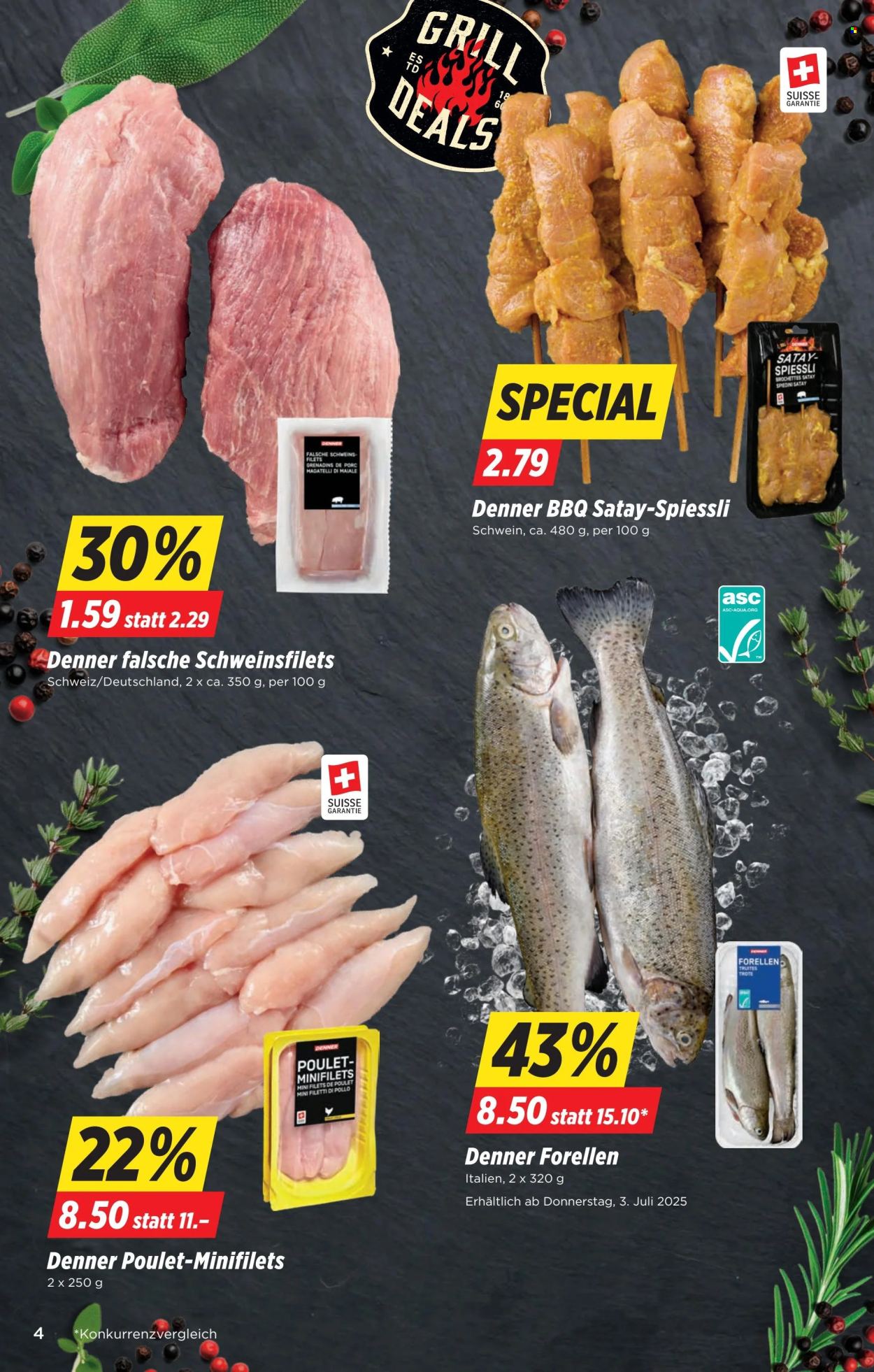 Volantino Denner - 1.7.2025 - 7.7.2025. Pagina 4. Pagina 4