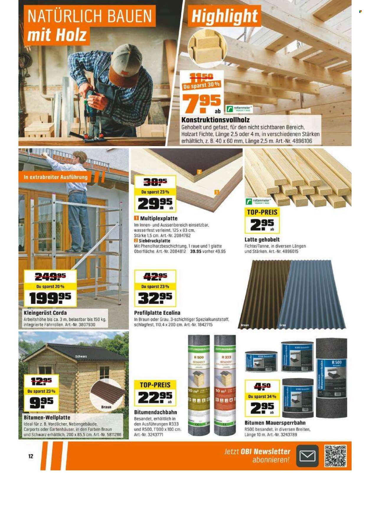 Volantino OBI - 29.6.2025 - 19.7.2025. Pagina 12. Pagina 12