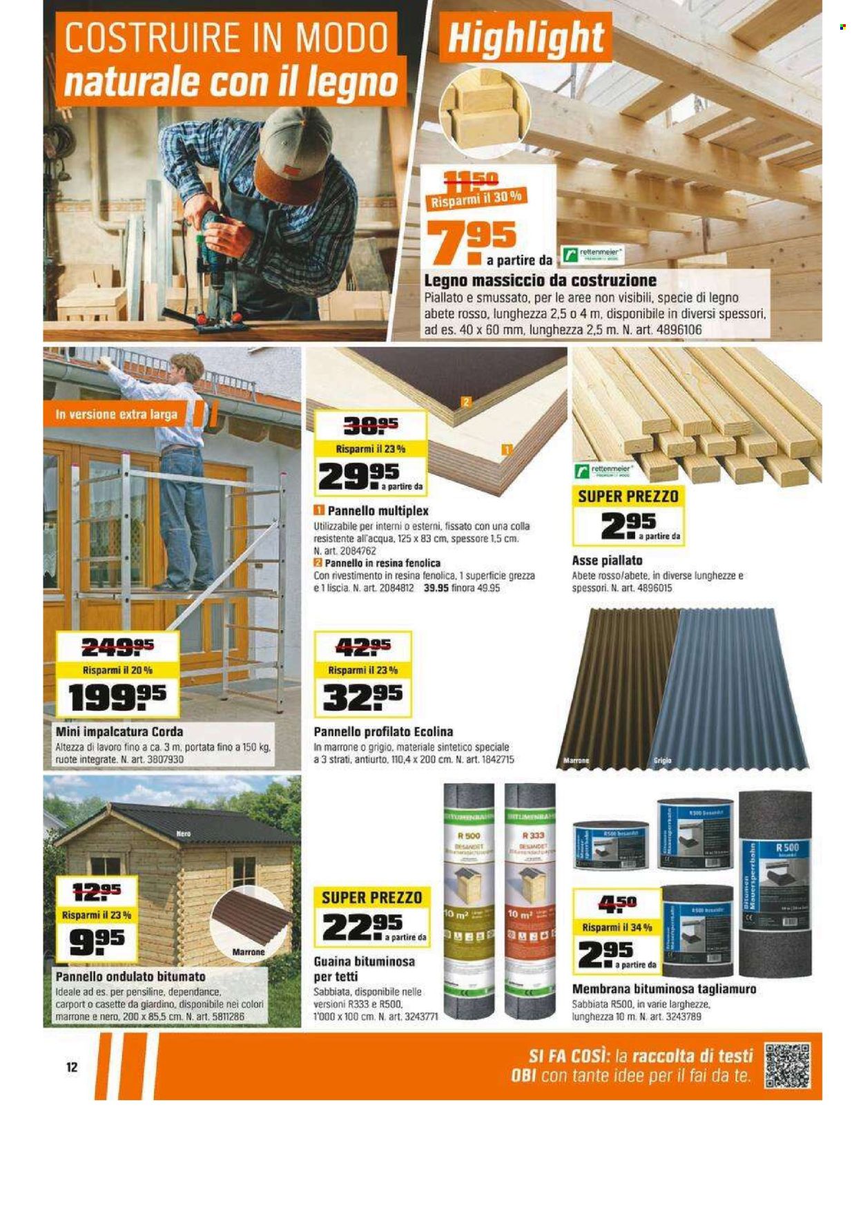 Volantino OBI - 29.6.2025 - 19.7.2025. Pagina 12. Pagina 12