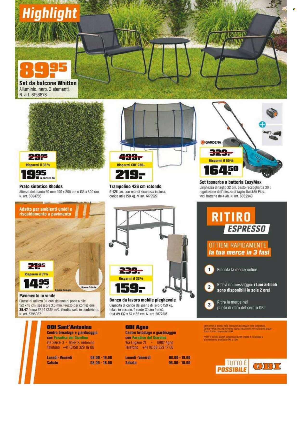 Volantino OBI - 29.6.2025 - 19.7.2025. Pagina 16. Pagina 16