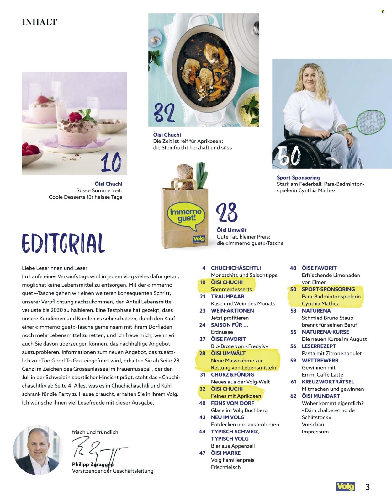 Volantino Volg - 1.7.2025 - 31.7.2025. Pagina 3. Pagina 3