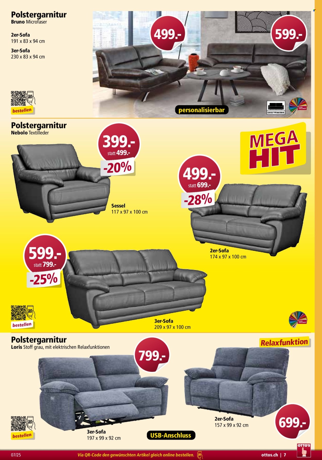 Volantino Otto's - 1.7.2025 - 31.8.2025. Pagina 7. Pagina 7