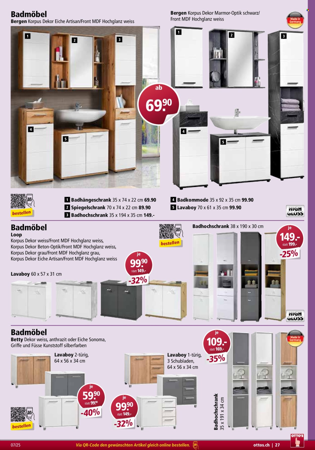 Volantino Otto's - 1.7.2025 - 31.8.2025. Pagina 27. Pagina 27
