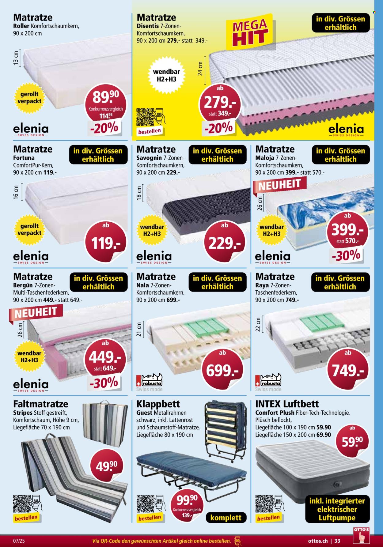 Volantino Otto's - 1.7.2025 - 31.8.2025. Pagina 33. Pagina 33