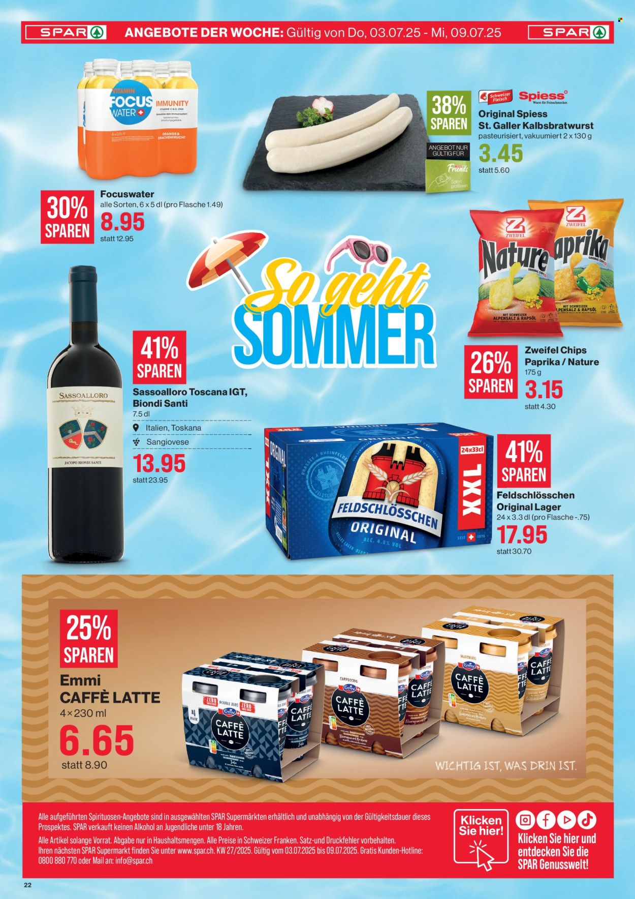Volantino SPAR - 3.7.2025 - 9.7.2025. Pagina 22. Pagina 22