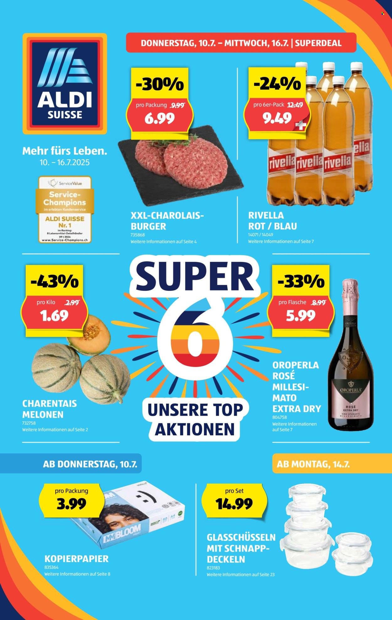 Volantino Aldi - 10.7.2025 - 16.7.2025. Pagina 1. Pagina 1