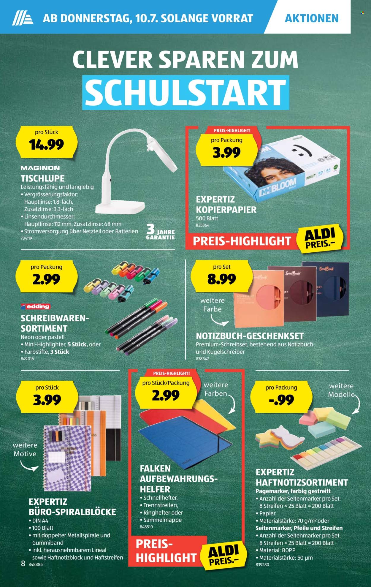 Volantino Aldi - 10.7.2025 - 16.7.2025. Pagina 8. Pagina 8