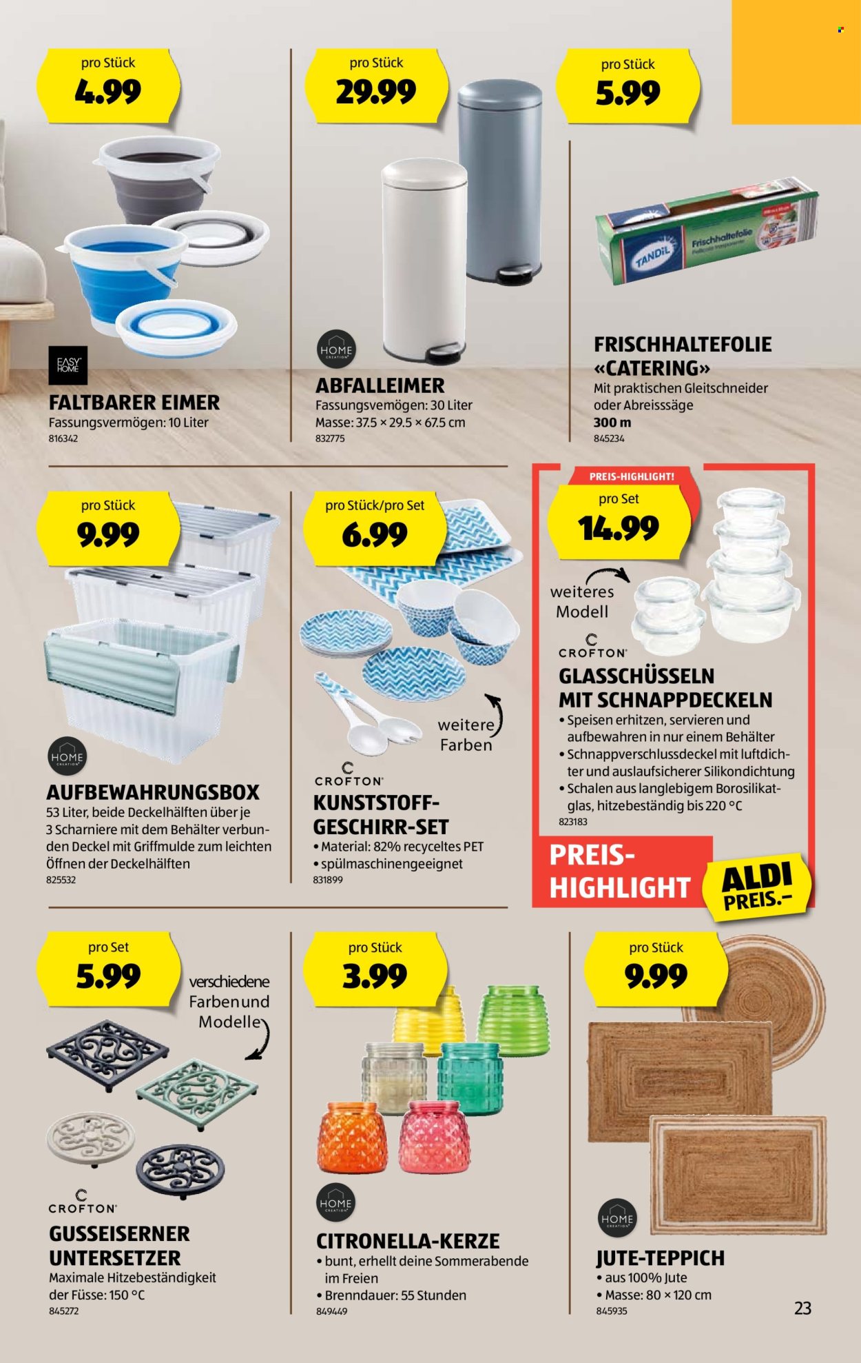 Volantino Aldi - 10.7.2025 - 16.7.2025. Pagina 23. Pagina 23