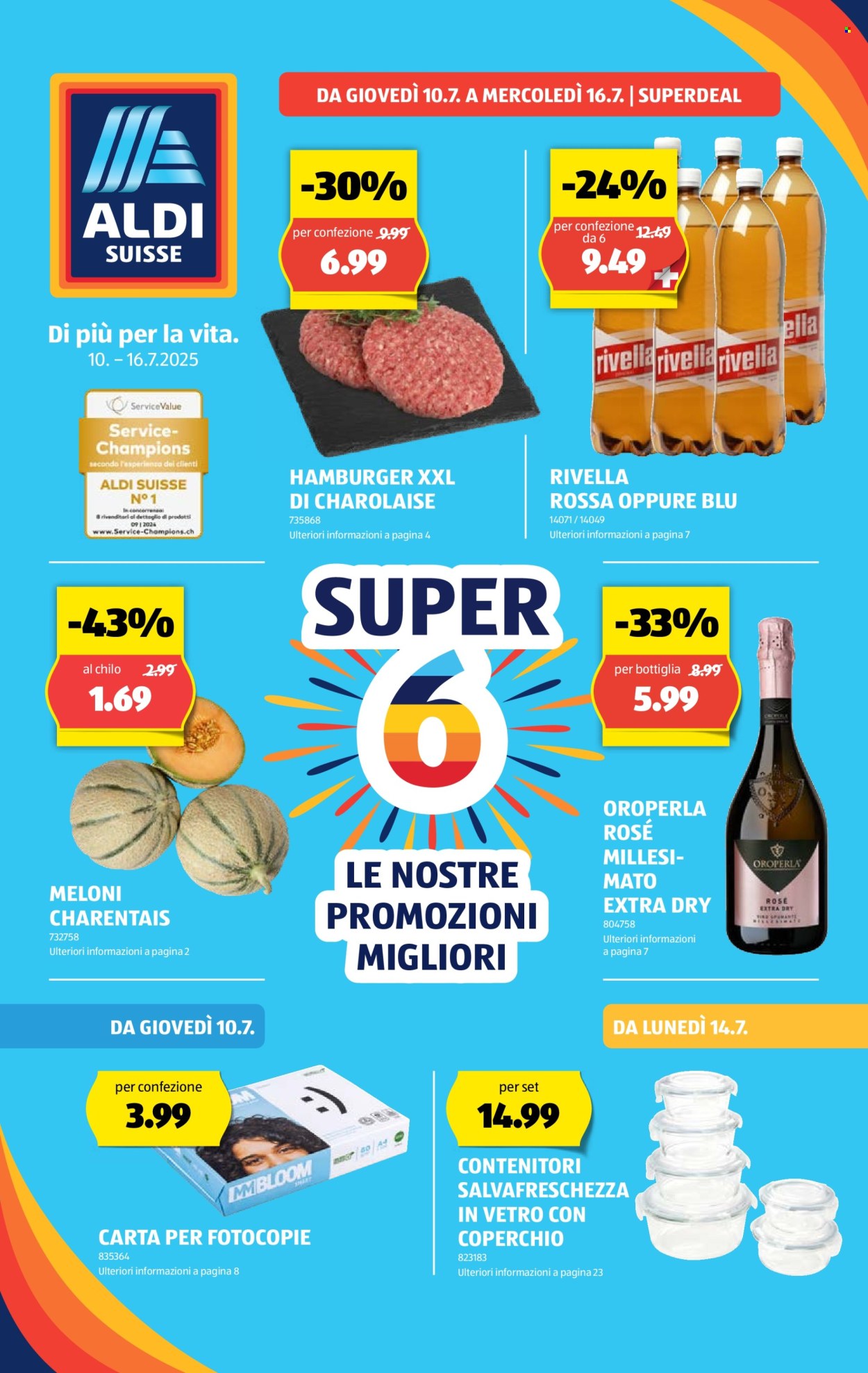 Volantino Aldi - 10.7.2025 - 16.7.2025. Pagina 1. Pagina 1
