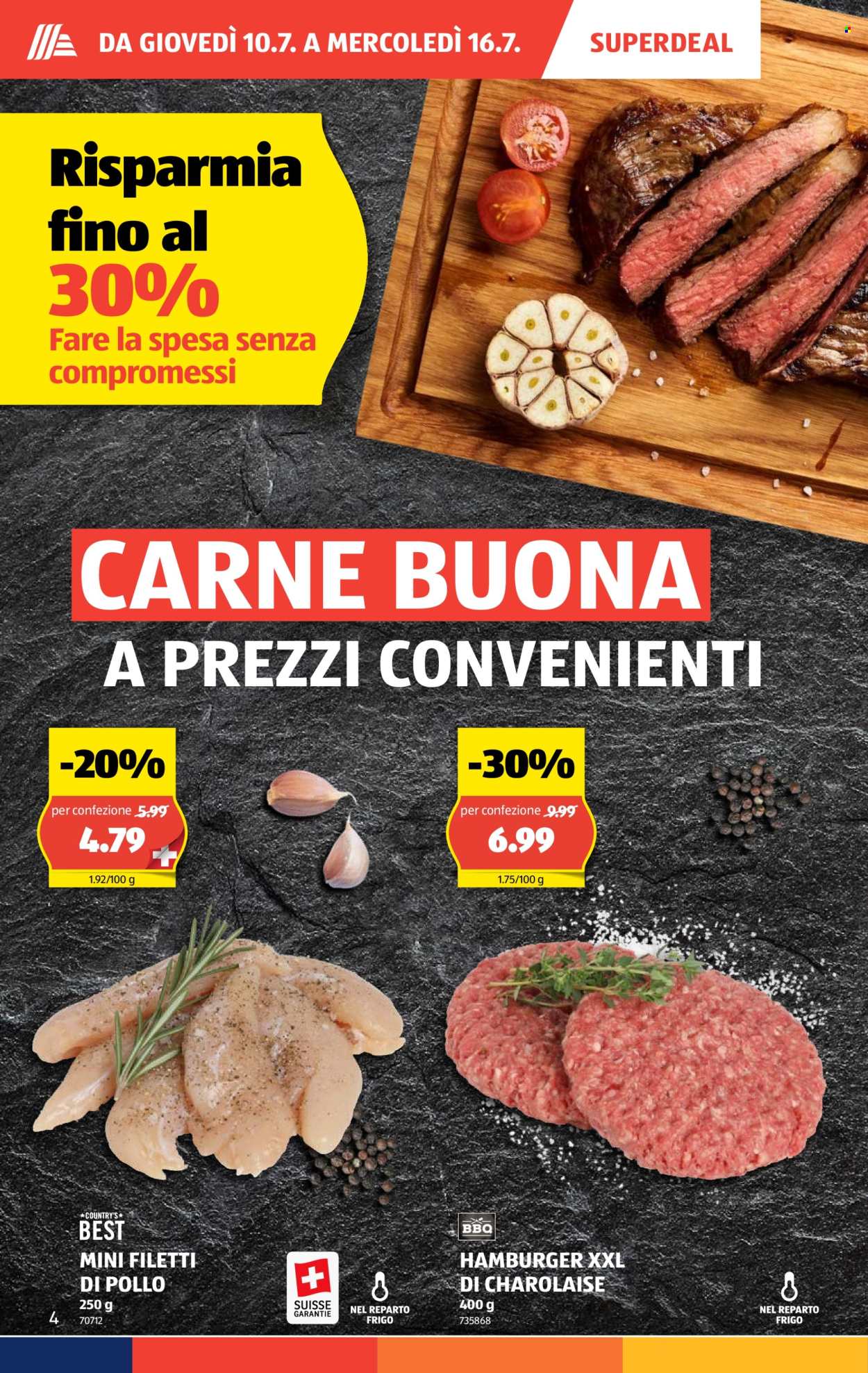 Volantino Aldi - 10.7.2025 - 16.7.2025. Pagina 4. Pagina 4