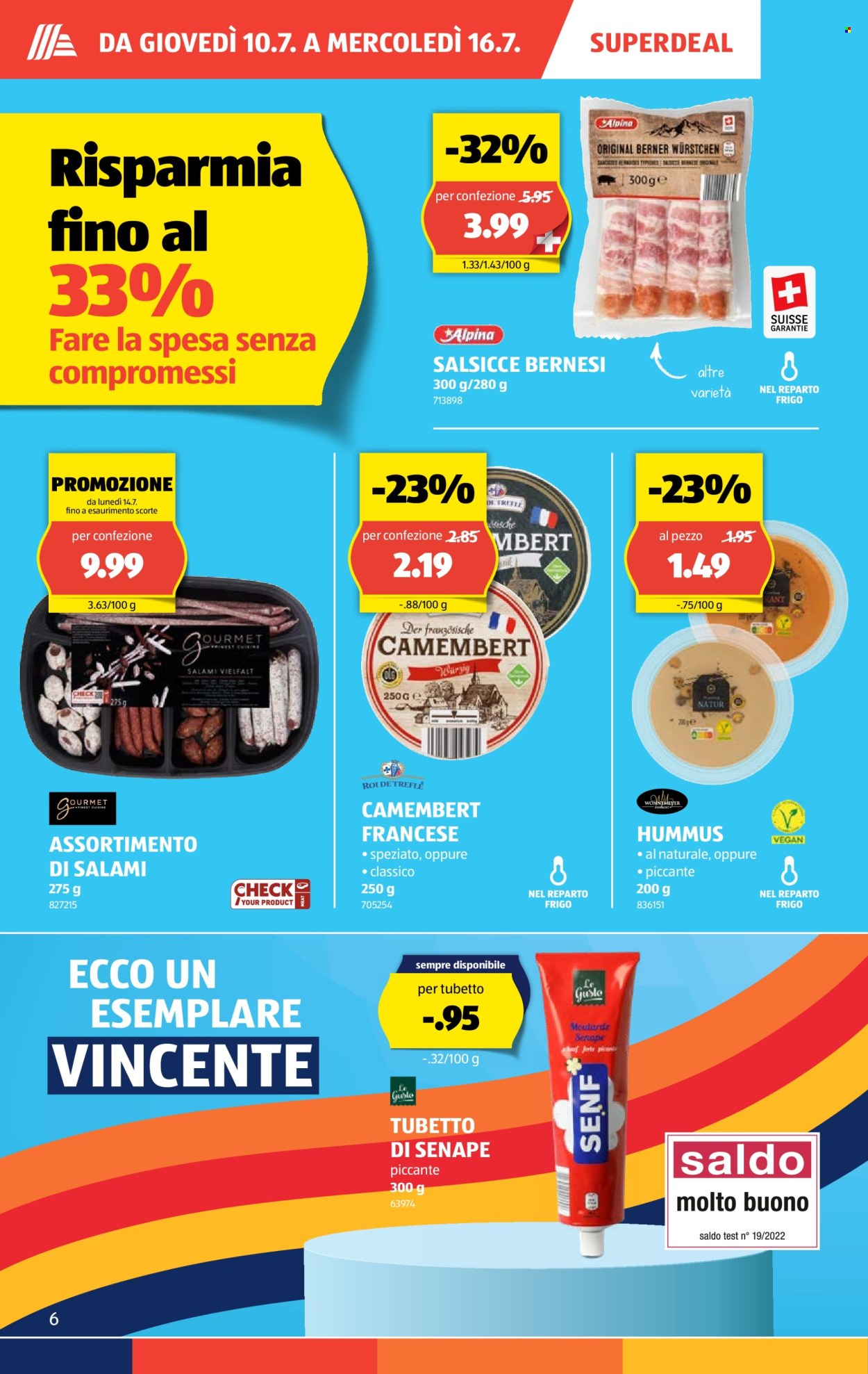 Volantino Aldi - 10.7.2025 - 16.7.2025. Pagina 6. Pagina 6