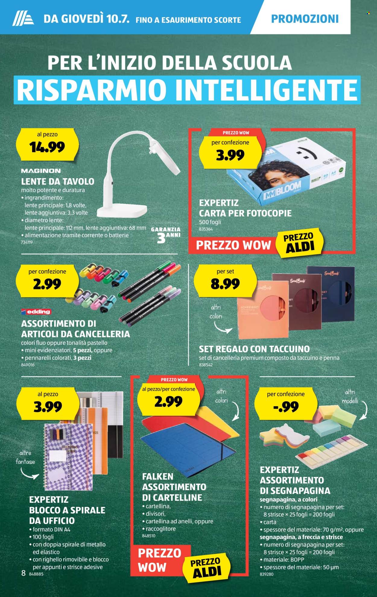 Volantino Aldi - 10.7.2025 - 16.7.2025. Pagina 8. Pagina 8