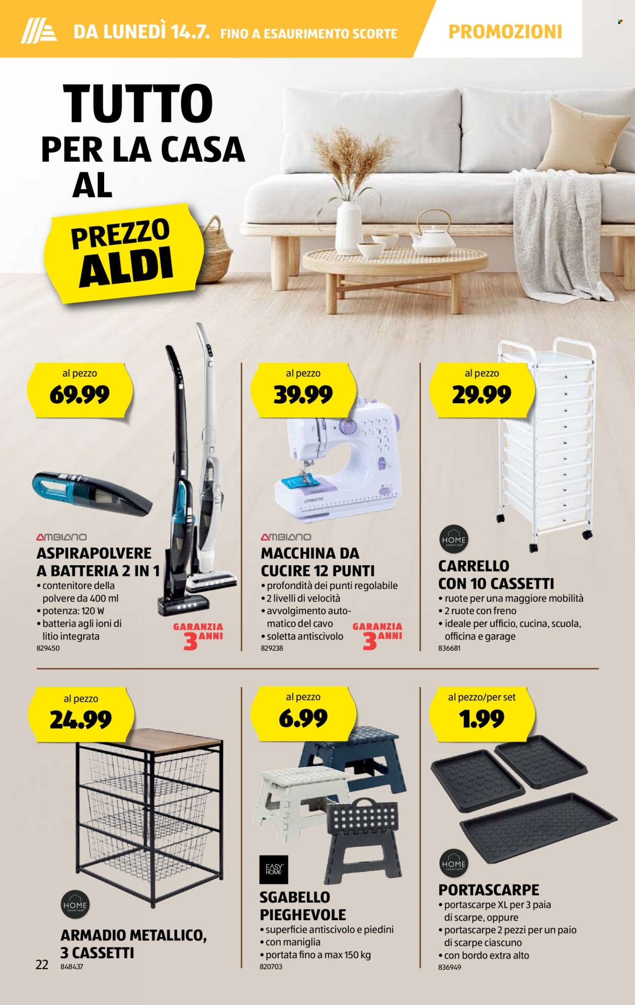 Volantino Aldi - 10.7.2025 - 16.7.2025. Pagina 22. Pagina 22