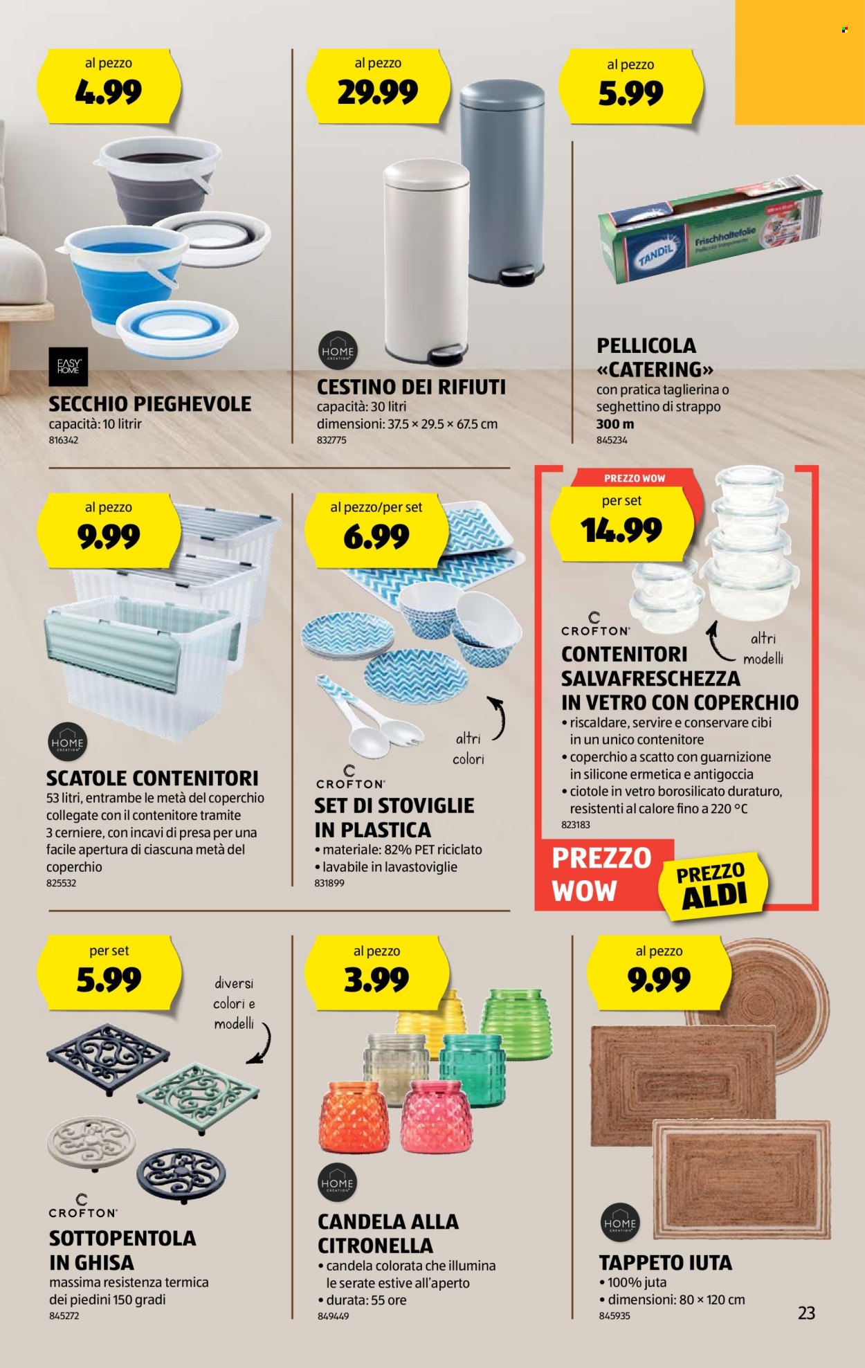 Volantino Aldi - 10.7.2025 - 16.7.2025. Pagina 23. Pagina 23