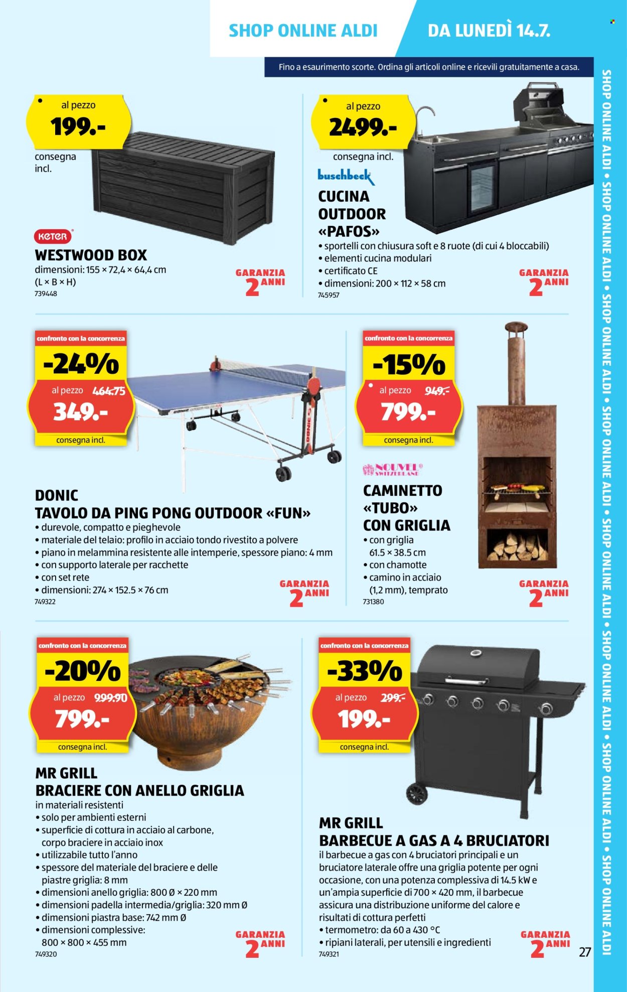 Volantino Aldi - 10.7.2025 - 16.7.2025. Pagina 27. Pagina 27