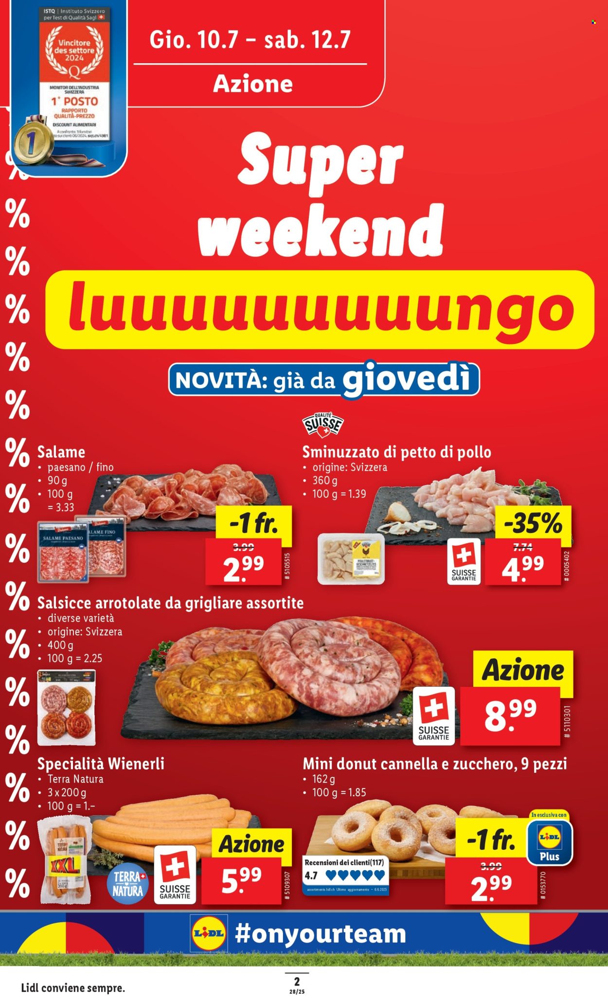 Volantino Lidl - 10.7.2025 - 16.7.2025. Pagina 2. Pagina 2