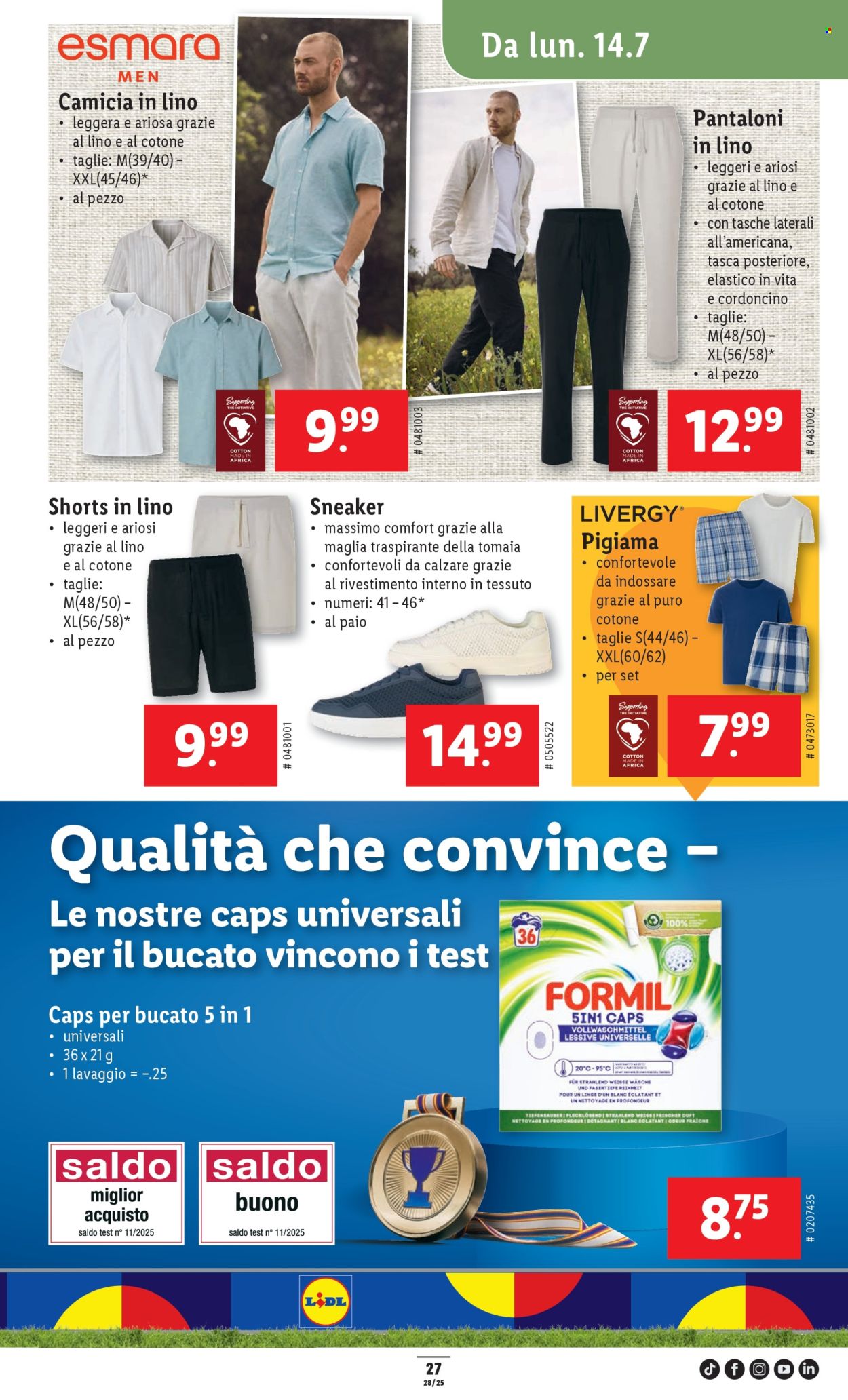 Volantino Lidl - 10.7.2025 - 16.7.2025. Pagina 29. Pagina 29