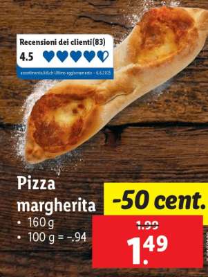Pizza margherita