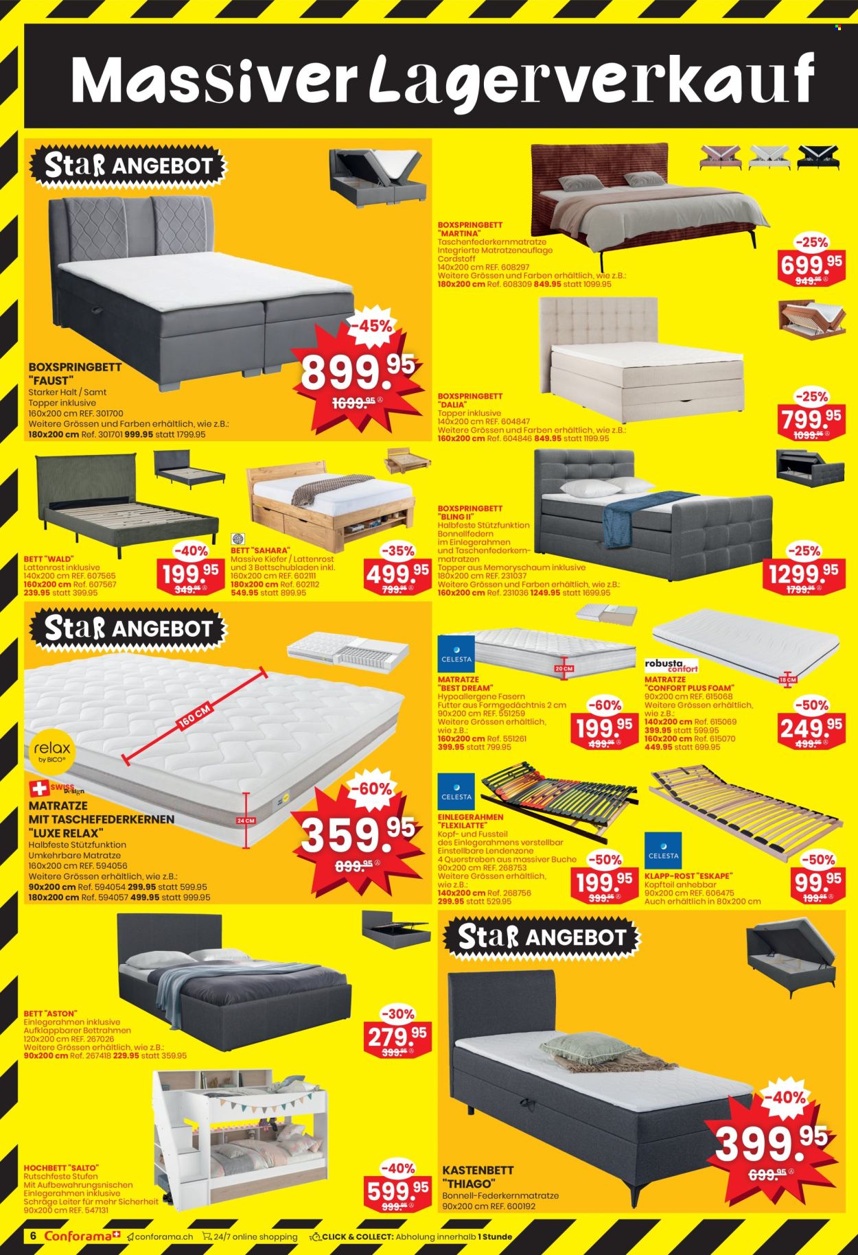Volantino Conforama - 9.7.2025 - 22.7.2025. Pagina 6. Pagina 6