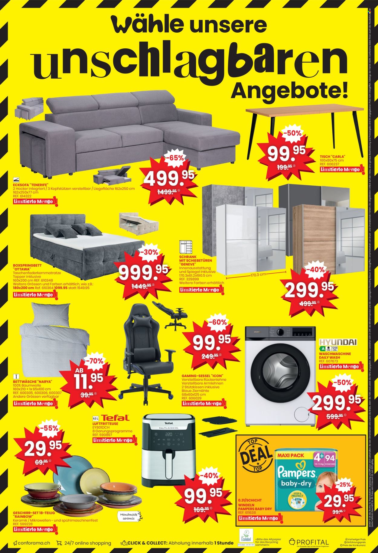 Volantino Conforama - 9.7.2025 - 22.7.2025. Pagina 12. Pagina 12