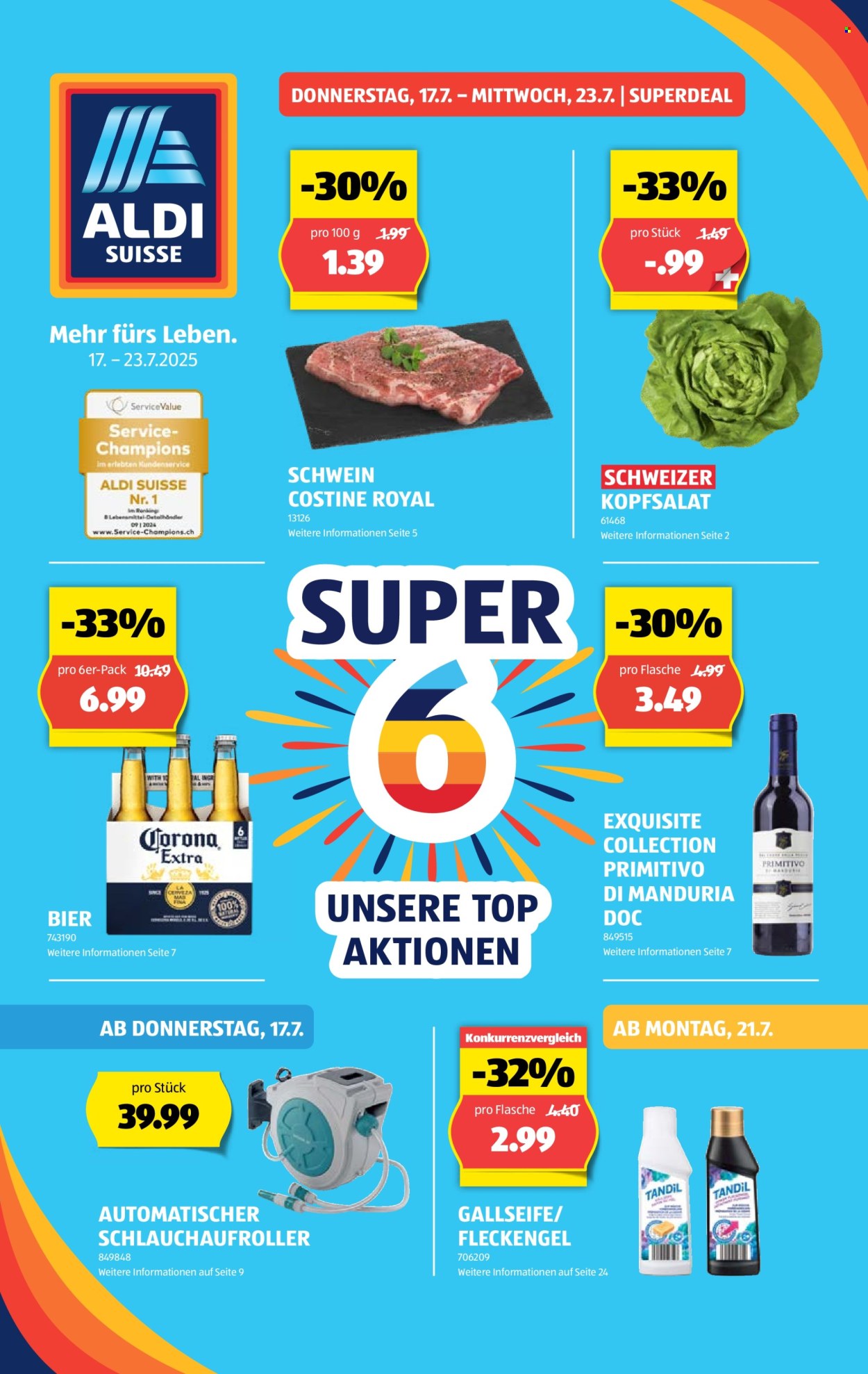 Volantino Aldi - 17.7.2025 - 23.7.2025. Pagina 1. Pagina 1