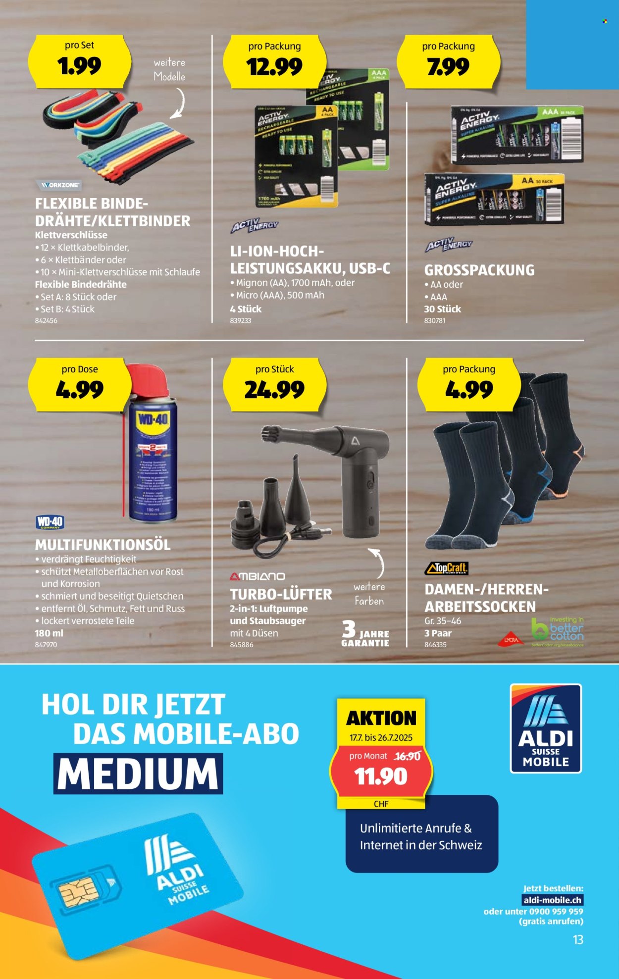 Volantino Aldi - 17.7.2025 - 23.7.2025. Pagina 13. Pagina 13