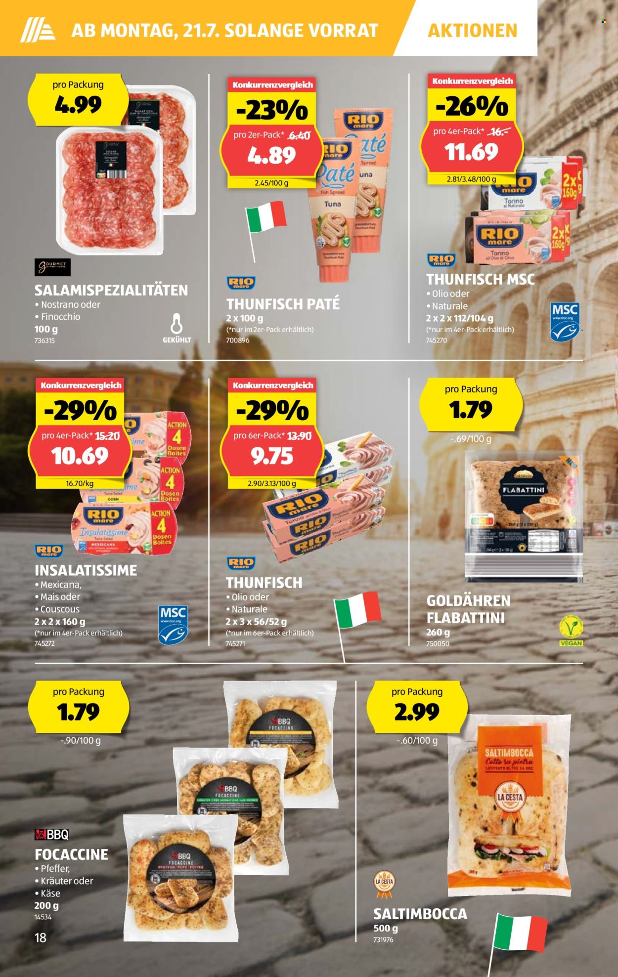 Volantino Aldi - 17.7.2025 - 23.7.2025. Pagina 18. Pagina 18