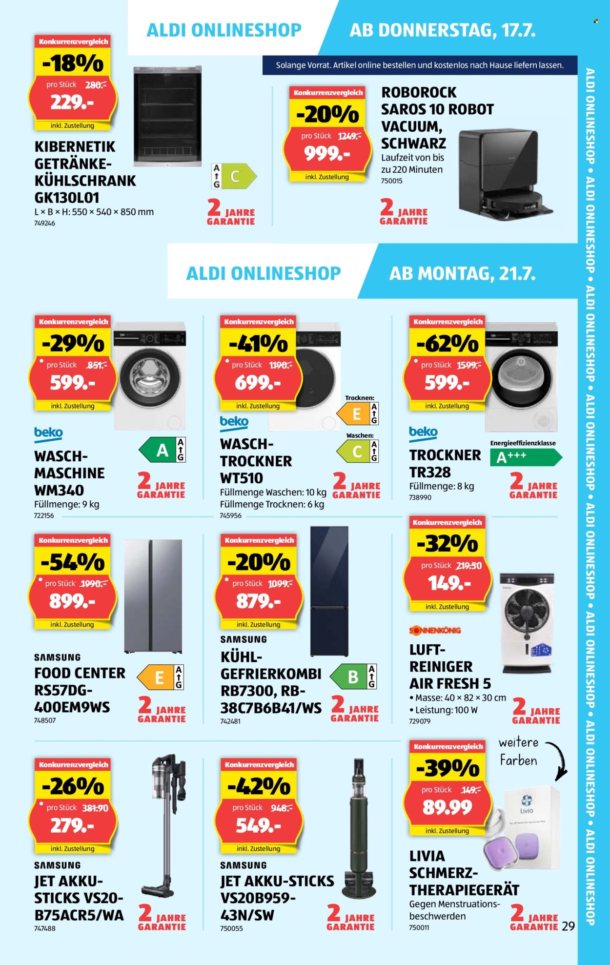 Volantino Aldi - 17.7.2025 - 23.7.2025. Pagina 29. Pagina 29