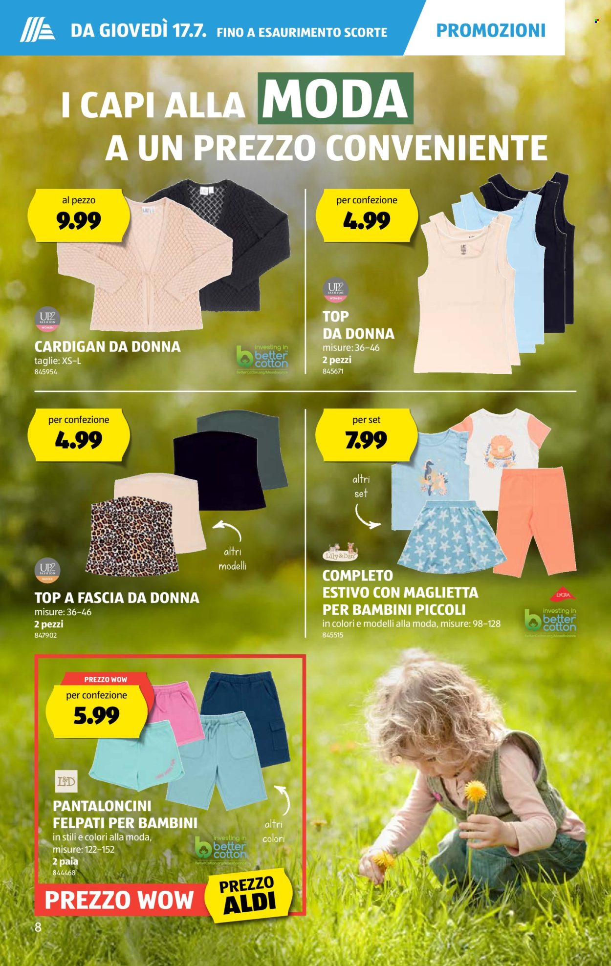 Volantino Aldi - 17.7.2025 - 23.7.2025. Pagina 8. Pagina 8
