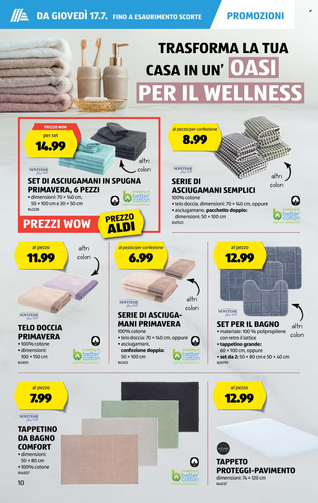 Volantino Aldi - 17.7.2025 - 23.7.2025. Pagina 10. Pagina 10