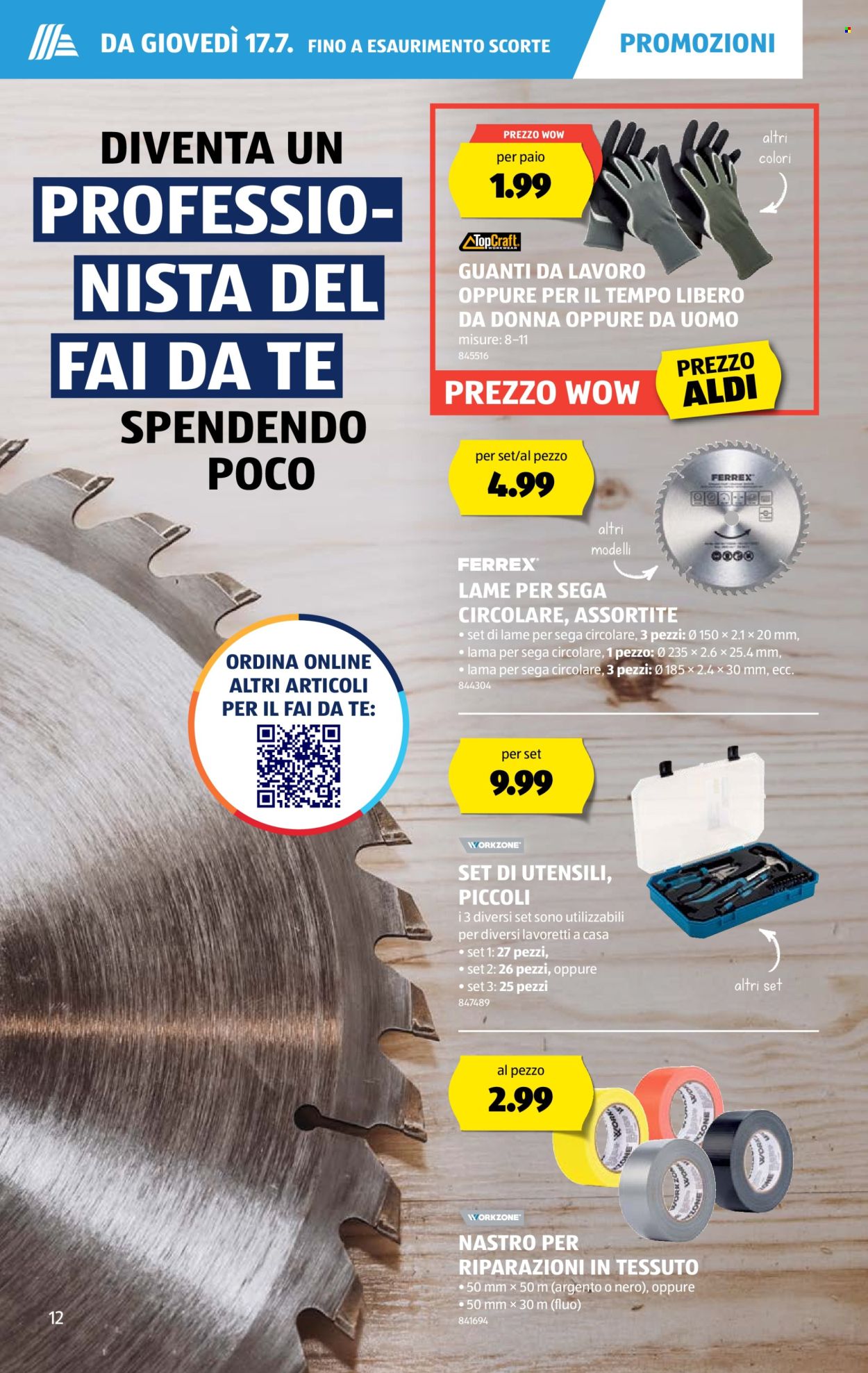 Volantino Aldi - 17.7.2025 - 23.7.2025. Pagina 12. Pagina 12
