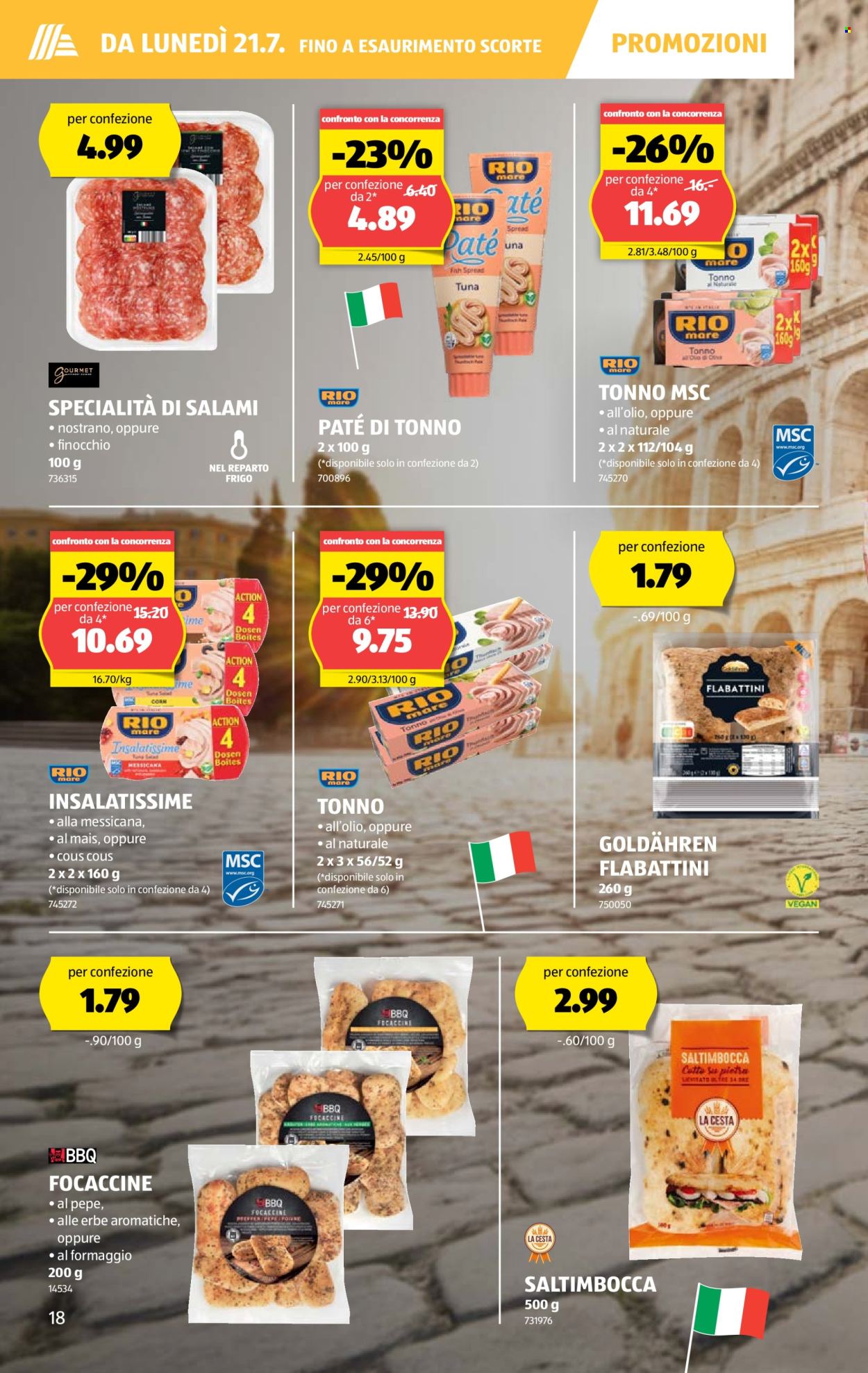 Volantino Aldi - 17.7.2025 - 23.7.2025. Pagina 18. Pagina 18