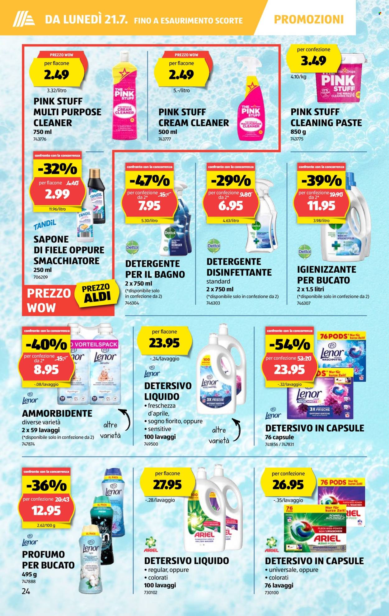 Volantino Aldi - 17.7.2025 - 23.7.2025. Pagina 24. Pagina 24