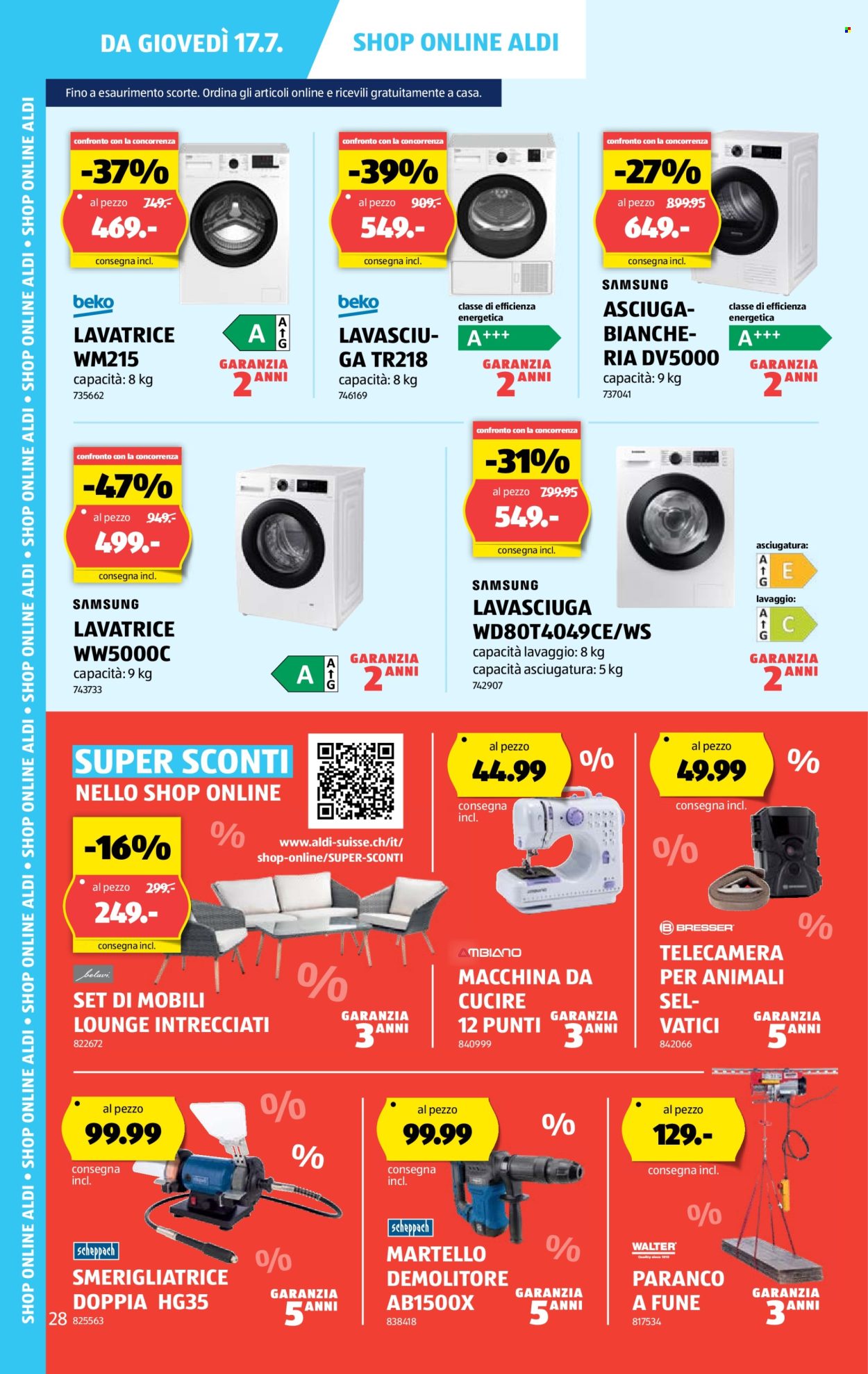 Volantino Aldi - 17.7.2025 - 23.7.2025. Pagina 28. Pagina 28