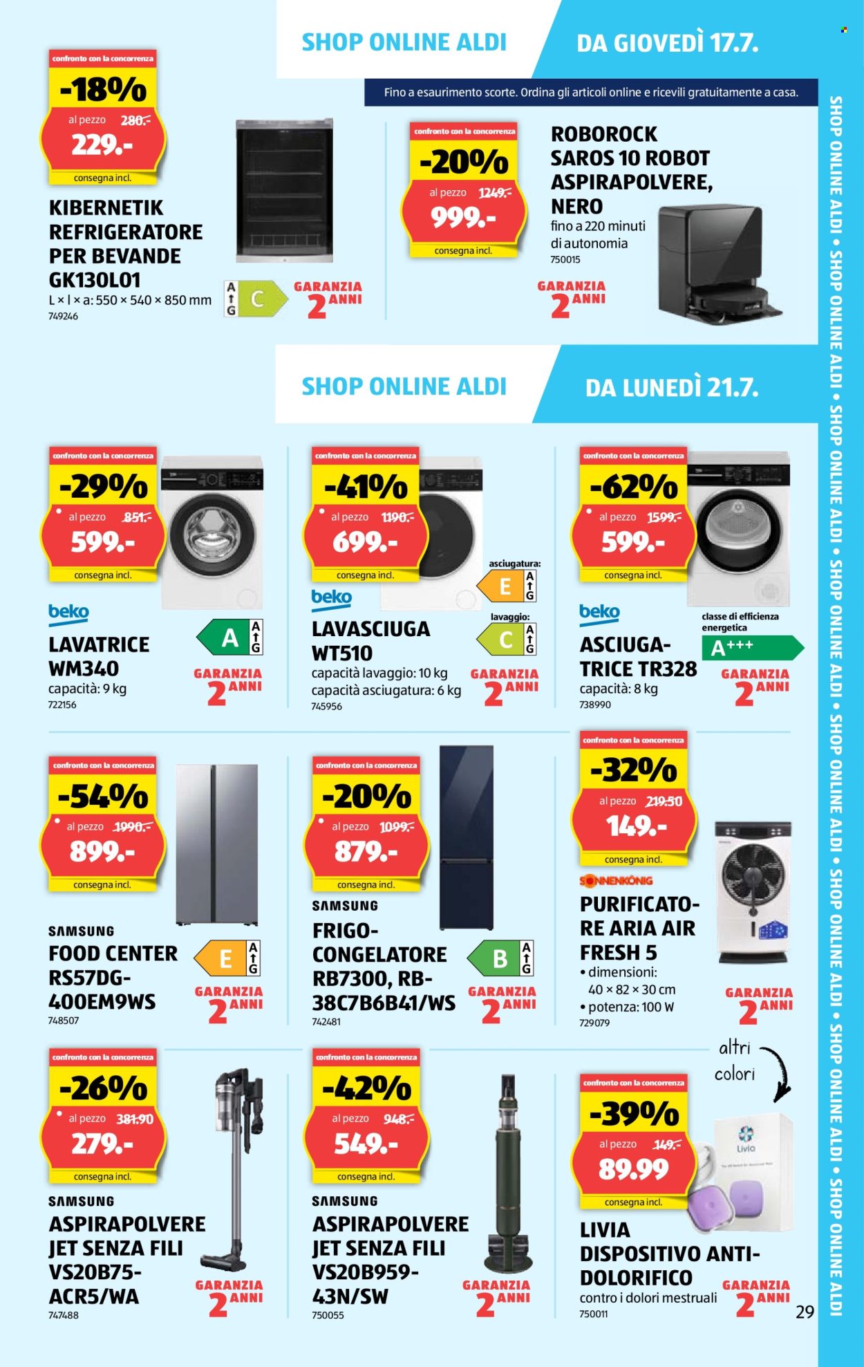 Volantino Aldi - 17.7.2025 - 23.7.2025. Pagina 29. Pagina 29